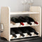 vidaXL - Wijnrek - met - bovenblad - 43x25x37 - cm - massief - grenenhout
