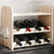 vidaXL - Wijnrek - met - bovenblad - 43x25x37 - cm - massief - grenenhout