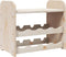 vidaXL - Wijnrek - met - bovenblad - 43x25x37 - cm - massief - grenenhout