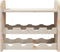 vidaXL - Wijnrek - met - bovenblad - 43x25x37 - cm - massief - grenenhout