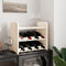 vidaXL - Wijnrek - met - bovenblad - 43x25x37 - cm - massief - grenenhout