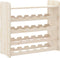 vidaXL - Wijnrek - met - bovenblad - 67,5x25x60 - cm - massief - grenenhout
