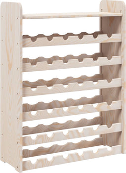 vidaXL - Wijnrek - met - bovenblad - 67,5x25x87 - cm - massief - grenenhout