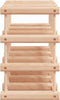 vidaXL - Wijnrek - voor - 12 - flessen - 36x23x36 - cm - massief - grenenhout
