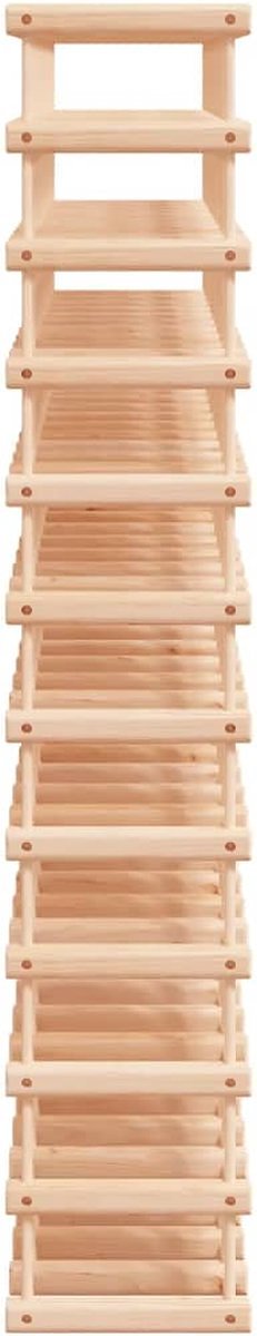 vidaXL - Wijnrek - voor - 120 - flessen - 112,5x23x123,5cm - massief - grenenhout