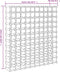 vidaXL - Wijnrek - voor - 120 - flessen - 112,5x23x123,5cm - massief - grenenhout