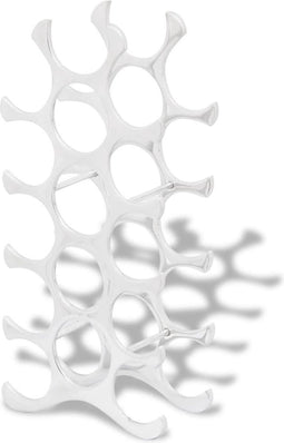 vidaXL - Wijnrek - voor - 15 - flessen - aluminium - zilverkleurig
