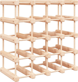 vidaXL - Wijnrek - voor - 20 - flessen - 46,5x23x46,5 - cm - massief - grenenhout