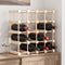 vidaXL - Wijnrek - voor - 20 - flessen - 46,5x23x46,5 - cm - massief - grenenhout