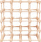 vidaXL - Wijnrek - voor - 20 - flessen - 46,5x23x46,5 - cm - massief - grenenhout