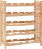 vidaXL - Wijnrek - voor - 25 - flessen - 63x25x73 - cm - massief - walnotenhout