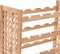vidaXL - Wijnrek - voor - 25 - flessen - 63x25x73 - cm - massief - walnotenhout