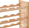vidaXL - Wijnrek - voor - 25 - flessen - 63x25x73 - cm - massief - walnotenhout