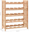 vidaXL - Wijnrek - voor - 25 - flessen - 63x25x73 - cm - massief - walnotenhout