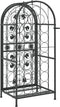 vidaXL - Wijnrek - voor - 33 - flessen - 45x36x100 - cm - smeedijzer - zwart
