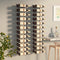 vidaXL - Wijnrek - voor - 36 - flessen - wandmontage - ijzer - wit
