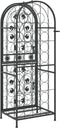 vidaXL - Wijnrek - voor - 41 - flessen - 45x36x120 - cm - smeedijzer - zwart