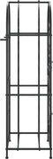 vidaXL - Wijnrek - voor - 41 - flessen - 45x36x120 - cm - smeedijzer - zwart