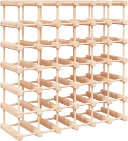 vidaXL - Wijnrek - voor - 42 - flessen - 68,5x23x68,5 - cm - massief - grenenhout