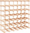 vidaXL - Wijnrek - voor - 42 - flessen - 68,5x23x68,5 - cm - massief - grenenhout