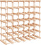 vidaXL - Wijnrek - voor - 42 - flessen - 68,5x23x68,5 - cm - massief - grenenhout