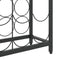 vidaXL - Wijnrek - voor - 45 - flessen - 54x18x100 - cm - smeedijzer - zwart