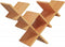 vidaXL - Wijnrek - voor - 5 - flessen - 41x15x25 - cm - bamboe
