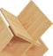 vidaXL - Wijnrek - voor - 5 - flessen - 41x15x25 - cm - bamboe