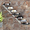 vidaXL - Wijnrek - voor - 7 - flessen - wandmontage - metaal - wit