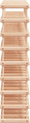 vidaXL - Wijnrek - voor - 72 - flessen - 90,5x23x90,5 - cm - massief - grenenhout
