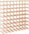 vidaXL - Wijnrek - voor - 72 - flessen - 90,5x23x90,5 - cm - massief - grenenhout