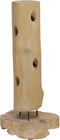 vidaXL - Wijnrek - voor - 8 - flessen - 40x30x80 - cm - massief - teakhout