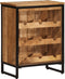 vidaXL - Wijnrek - voor - 9 - flessen - 55x33x70 - cm - massief - mangohout