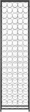 vidaXL - Wijnrek - voor - 95 - flessen - 54x18x200 - cm - smeedijzer - zwart