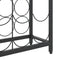 vidaXL - Wijnrek - voor - 95 - flessen - 54x18x200 - cm - smeedijzer - zwart