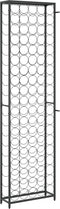vidaXL - Wijnrek - voor - 95 - flessen - 54x18x200 - cm - smeedijzer - zwart