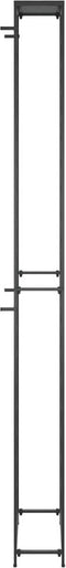 vidaXL - Wijnrek - voor - 95 - flessen - 54x18x200 - cm - smeedijzer - zwart