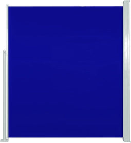 vidaXL - Wind-/zonnescherm - uittrekbaar - 160x300 - cm - blauw