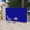 vidaXL - Wind-/zonnescherm - uittrekbaar - 160x300 - cm - blauw