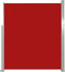 vidaXL - Wind-/zonnescherm - uittrekbaar - 160x300 - cm - rood