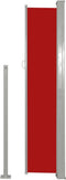 vidaXL - Wind-/zonnescherm - uittrekbaar - 160x300 - cm - rood