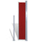 vidaXL - Wind-/zonnescherm - uittrekbaar - 160x300 - cm - rood