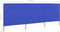 vidaXL - Windscherm - 3-panelen - 400x120 - cm - stof - azuurblauw