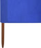 vidaXL - Windscherm - 3-panelen - 400x160 - cm - stof - azuurblauw