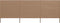 vidaXL - Windscherm - 3-panelen - 400x160 - cm - stof - taupe