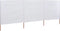 vidaXL - Windscherm - 3-panelen - 400x160 - cm - stof - zandwit