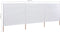 vidaXL - Windscherm - 3-panelen - 400x160 - cm - stof - zandwit