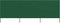 vidaXL - Windscherm - 3-panelen - 400x80 - cm - stof - groen