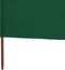 vidaXL - Windscherm - 3-panelen - 400x80 - cm - stof - groen