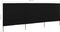 vidaXL - Windscherm - 3-panelen - 400x80 - cm - stof - zwart